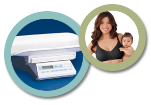 Contact us for breast pump and scale rentals